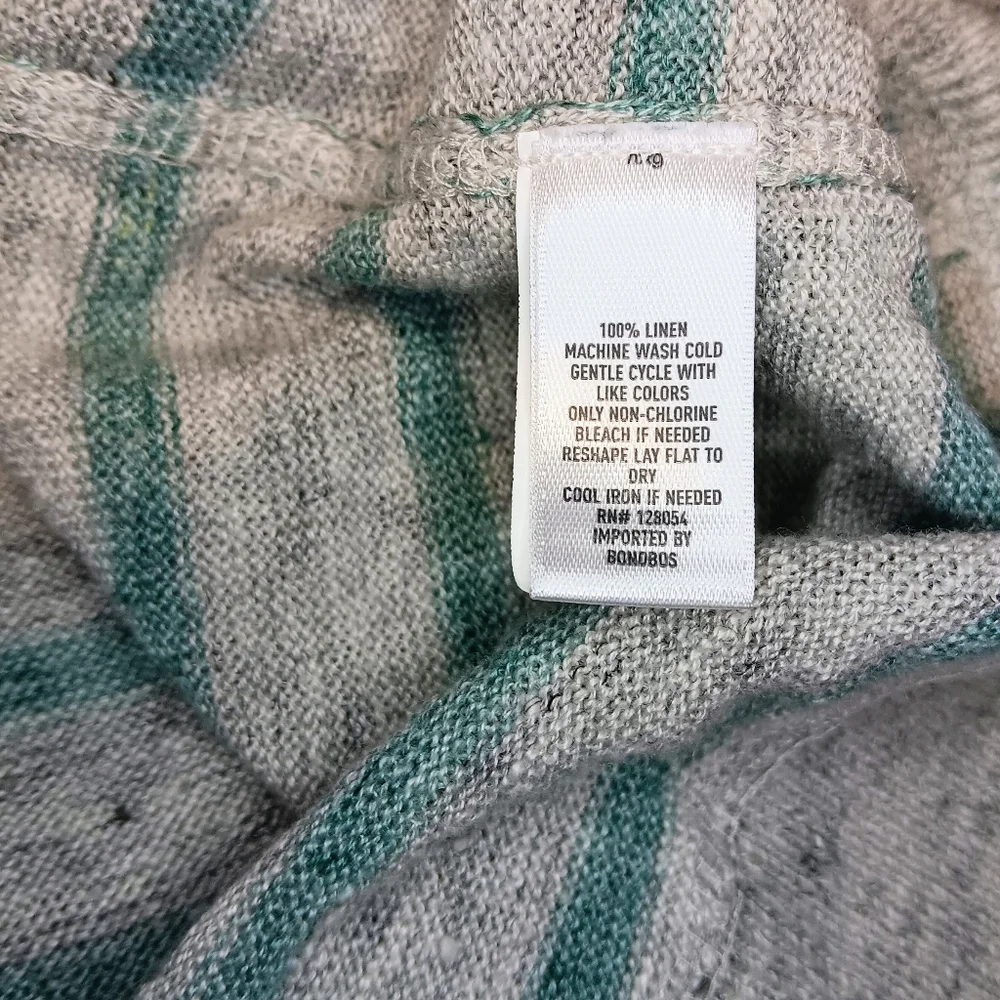 Bonobos Mens Linen Heathered Striped Henley - Picture 5 of 5